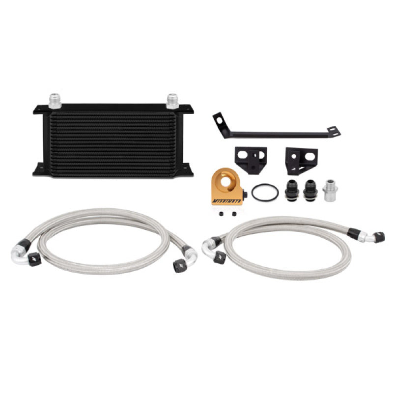Mishimoto 15 Ford Mustang EcoBoost Thermostatic Oil Cooler Kit - Black - T1 Motorsports