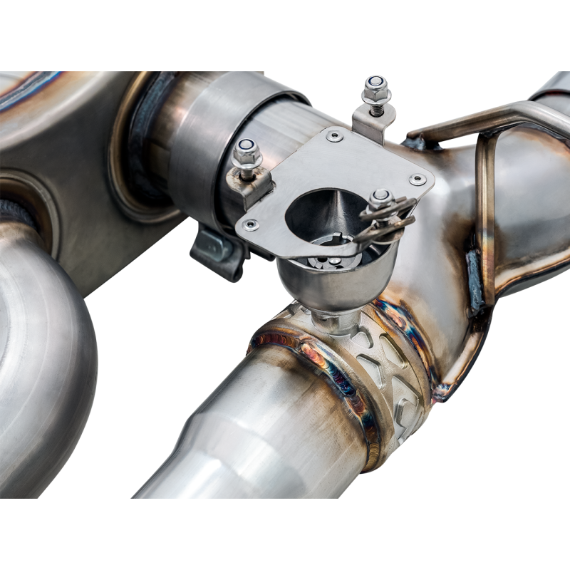 AWE Tuning BMW F8X M3/M4 Track Edition Catback Exhaust - Chrome Silver Tips - T1 Motorsports