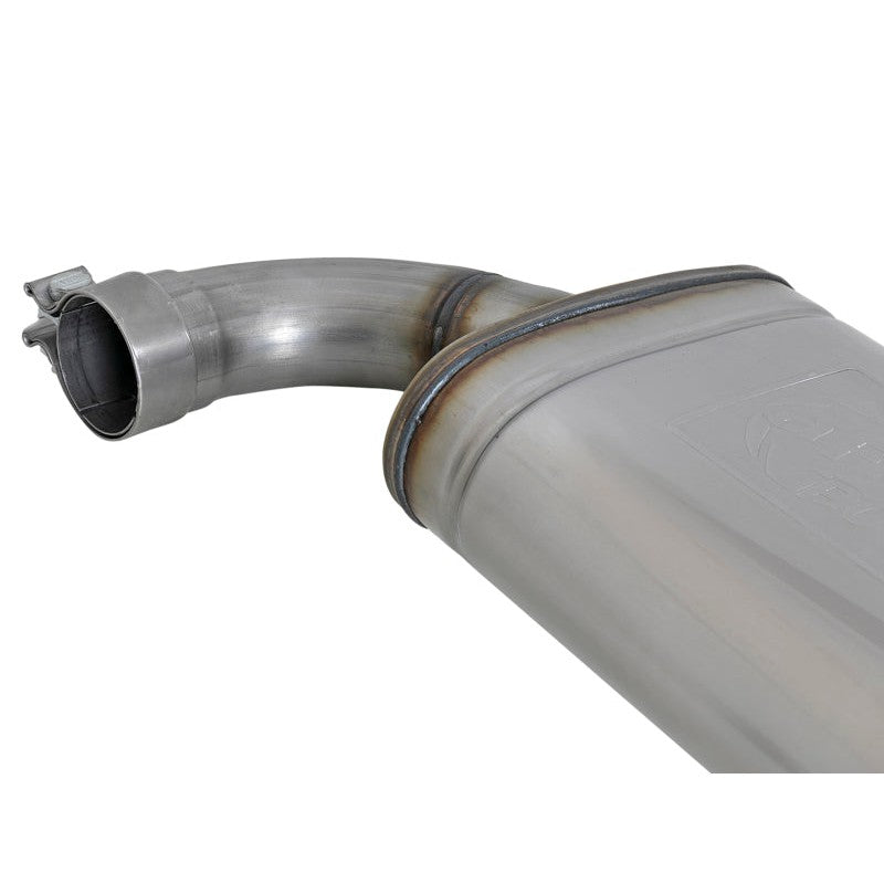 aFe MACH Force Xp SS Axle Back Exhaust System w/ Carbon Fiber Tips 15-17 Ford Mustang GT V8-5.0L
