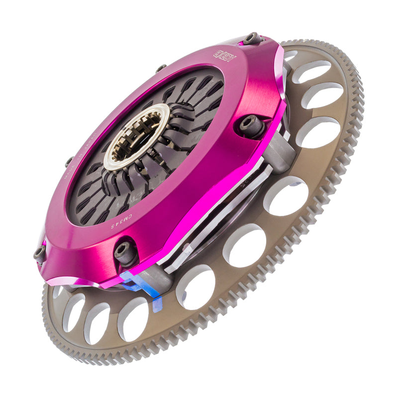 Exedy 2004-2014 Subaru Impreza WRX STI H4 Hyper Compe-D Twin Cerametallic Clutch Sprung Center Disc - T1 Motorsports