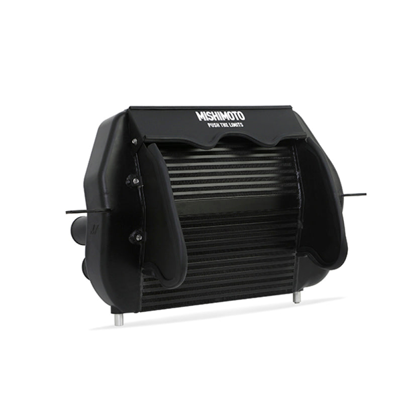 Mishimoto 2011-2014 Ford F-150 EcoBoost Black Intercooler w/ Polished Pipes - T1 Motorsports