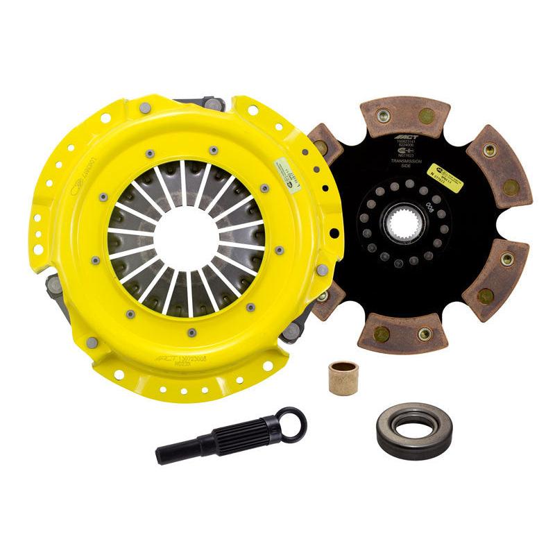 ACT 1991 Nissan 240SX XT/Race Rigid 6 Pad Clutch Kit - T1 Motorsports
