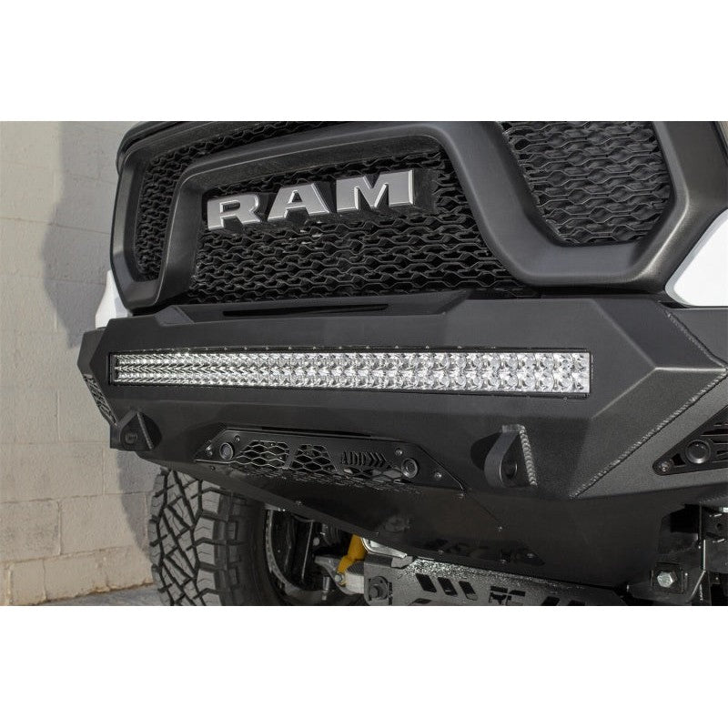 Addictive Desert Designs 2019 Ram Rebel 1500 Stealth Fighter Fr Bumper w/Parking Sensor Cutouts
