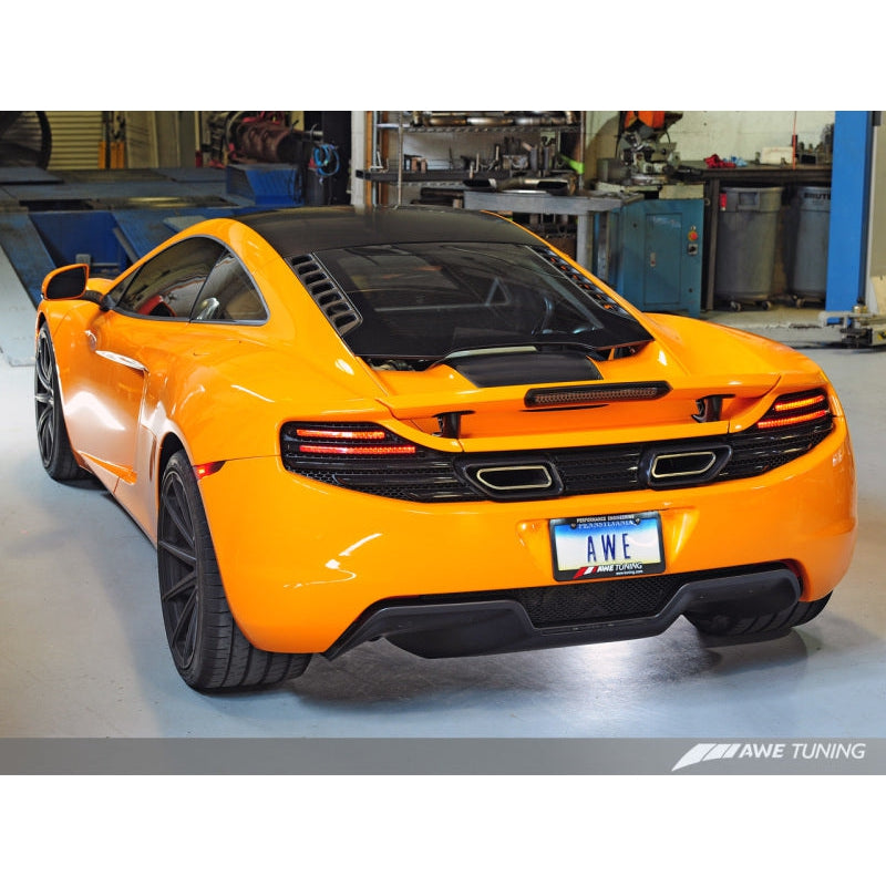 AWE Tuning McLaren MP4-12C Performance Exhaust - Machined Tips