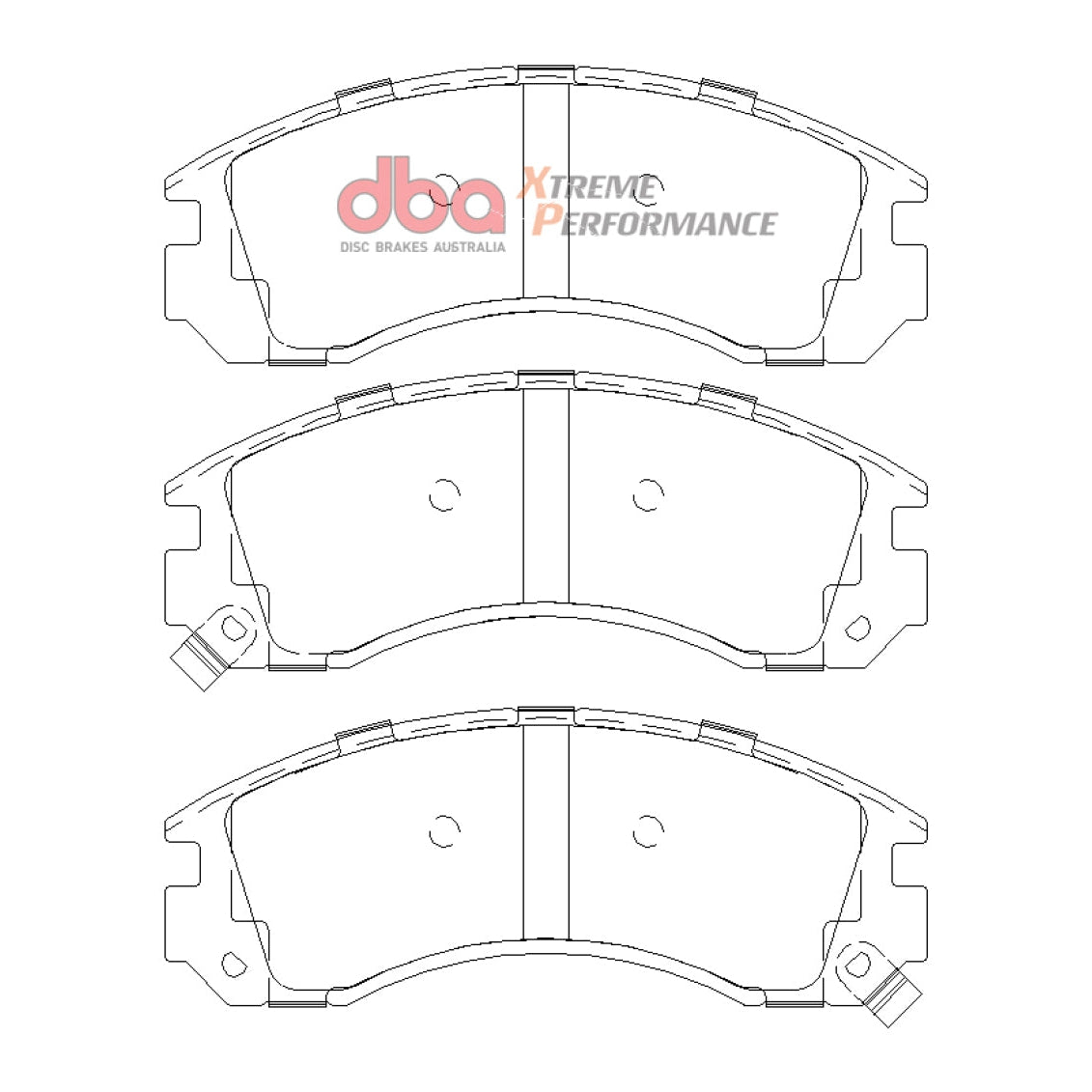 DBA 00-04 Mitsubishi Montero Sport XP650 Front Brake Pads - T1 Motorsports