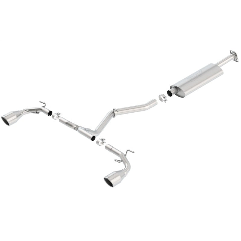 Borla 13-15 Scion FR-S 2.0L 4cyl 6spd / 13 Subaru BRZ 2.0L 4cyl 6spd SS Catback Exhaust - T1 Motorsports