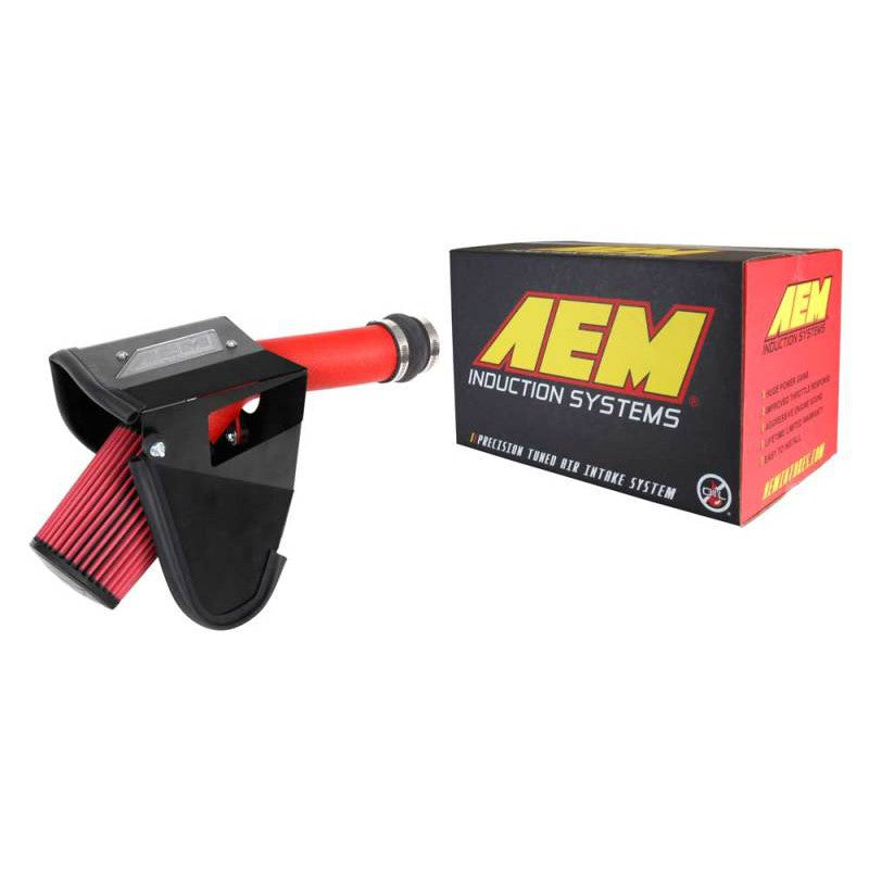 AEM Induction 2019 Subaru WRX STI 2.5L Cold Air Intake - Wrinkle Red - T1 Motorsports