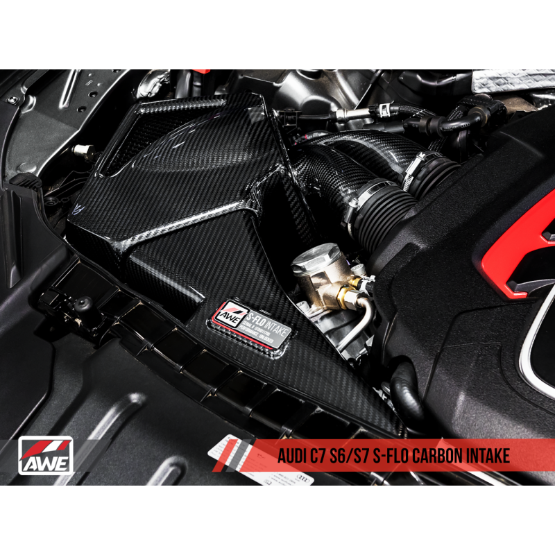 AWE Tuning Audi C7 S6 / S7 4.0T S-FLO Carbon Intake V2 - T1 Motorsports