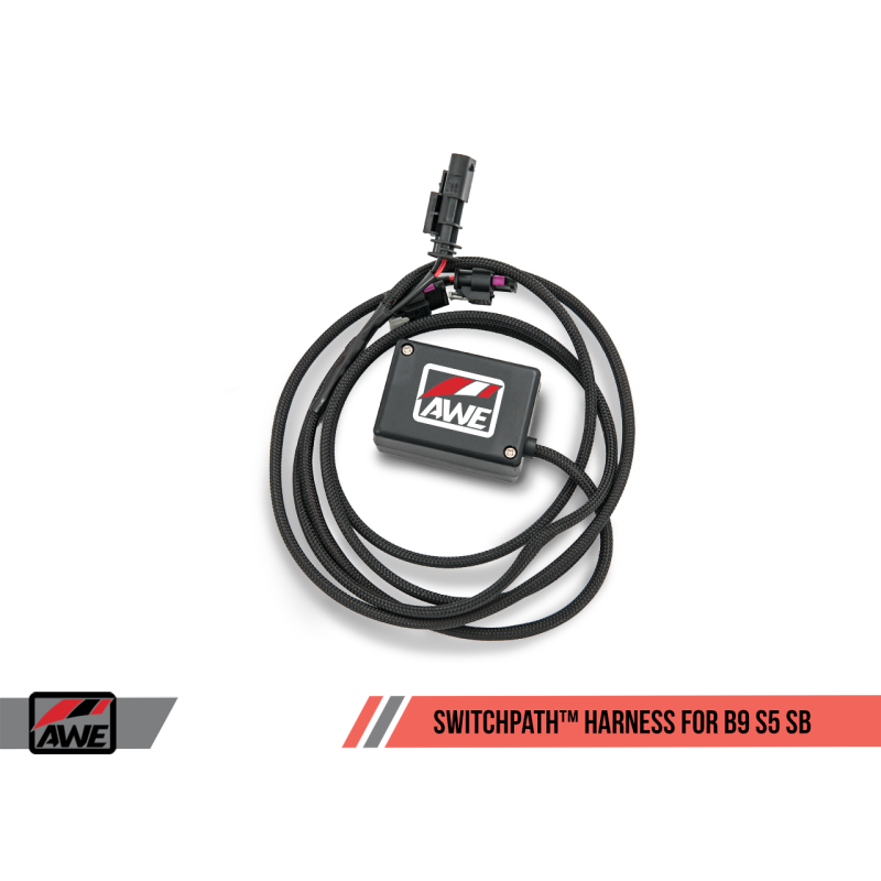 AWE Tuning Audi B9 S5 Sportback SwitchPath Exhaust - Non-Resonated (Silver 102mm Tips) - T1 Motorsports