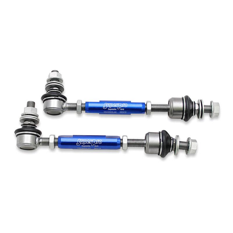 SuperPro 2003 Lexus GX470 Base Rear HD Adjustable End Link Set - 12mm Studs - T1 Motorsports