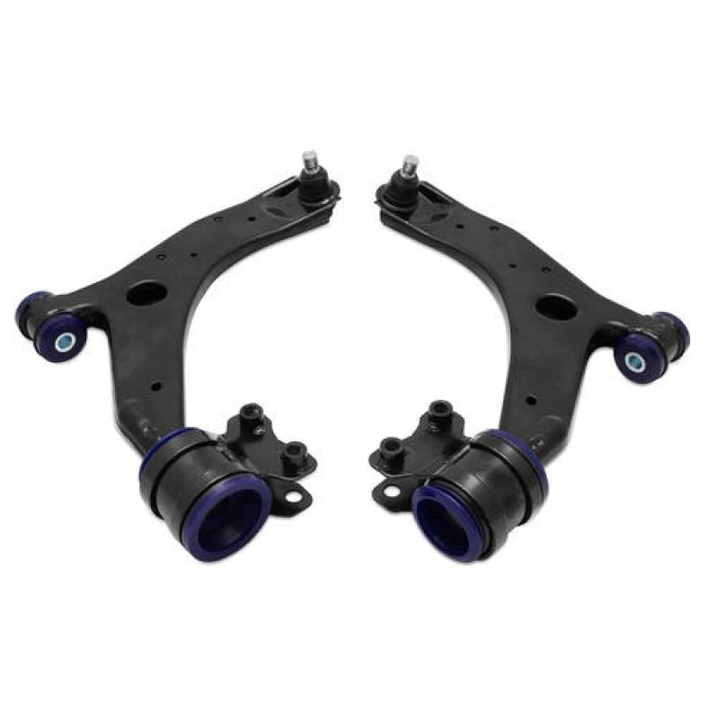 SuperPro 2004 Mazda 3 i Front Lower Control Arm Set w/ Bushings