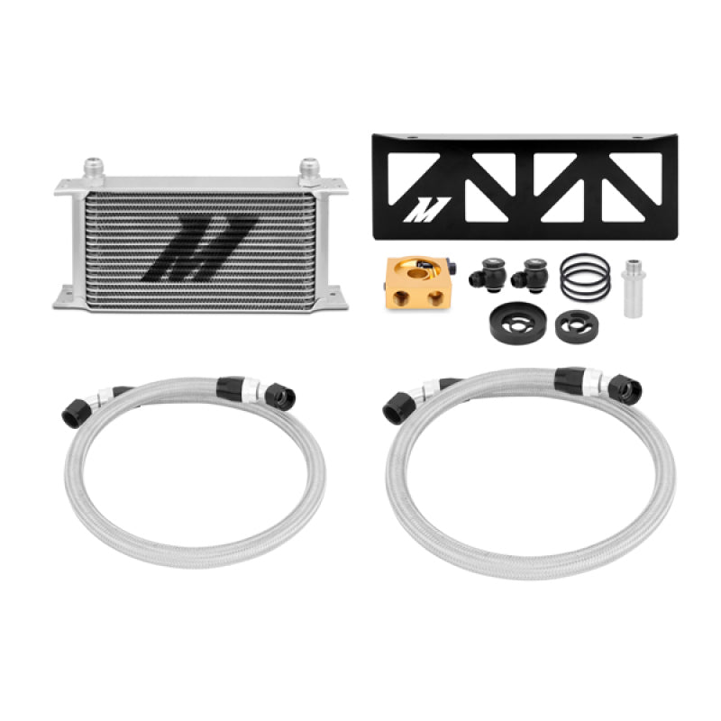 Mishimoto 13+ Subaru BRZ/Scion FR-S Thermostatic Oil Cooler Kit - Silver - T1 Motorsports