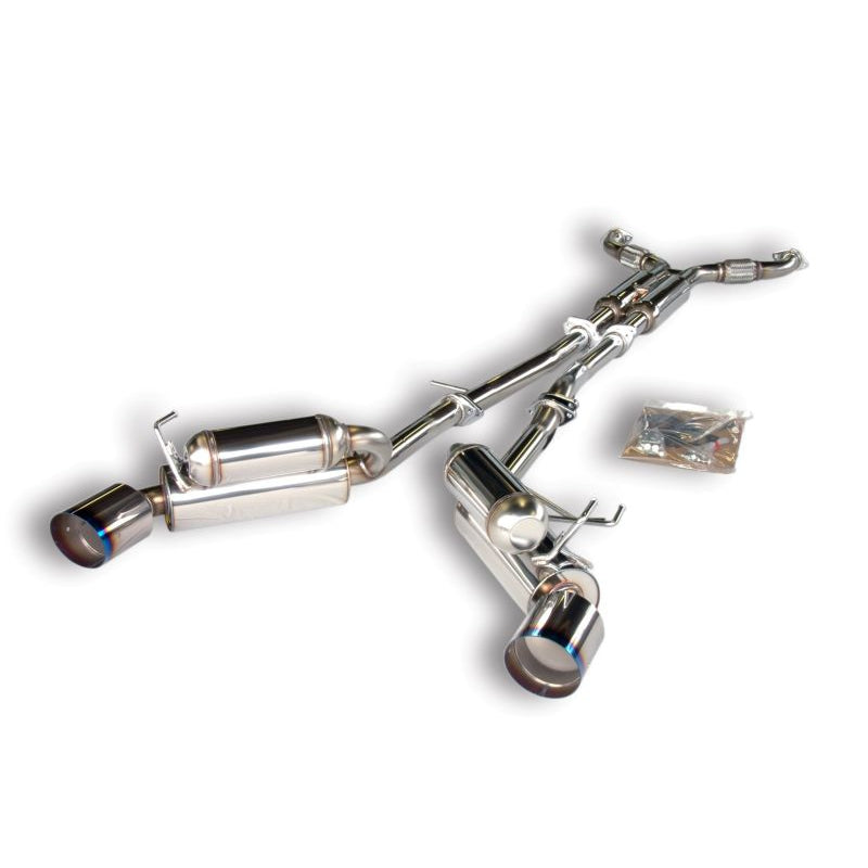 HKS Dual Hi-Power Titanium Tip Catback Exhaust - Nissan 350Z