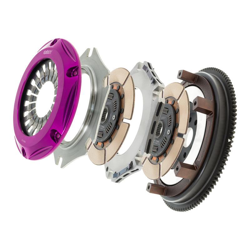 Exedy 1991-1992 Toyota Supra Hyper Twin Cerametallic Clutch Sprung Center Disc Pull Type Cover
