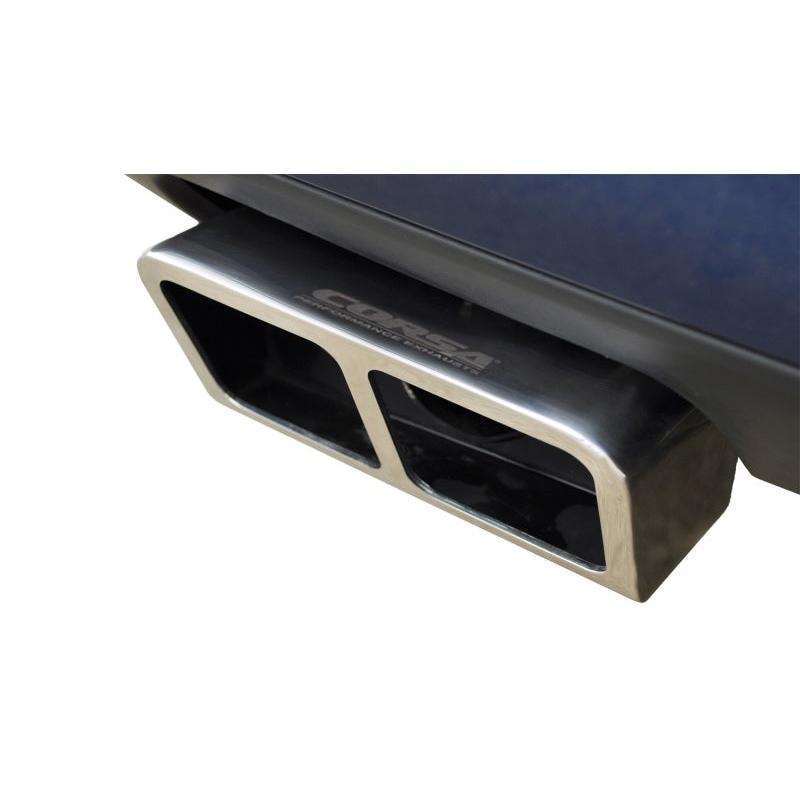 Corsa Xtreme Cat-Back Exhaust w/ Polished Exhaust- 2011-2013 Dodge Challenger SRT-8 6.4L V8 Manual