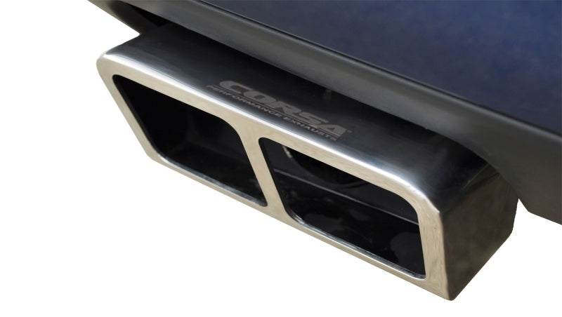 Corsa Xtreme Cat-Back Exhaust w/ Polished Exhaust - 2011-2013 Dodge Challenger SRT-8 6.4L V8 Auto