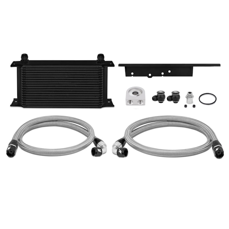 Mishimoto 03-09 Nissan 350Z / 03-07 Infiniti G35 (Coupe Only) Oil Cooler Kit - Black - T1 Motorsports