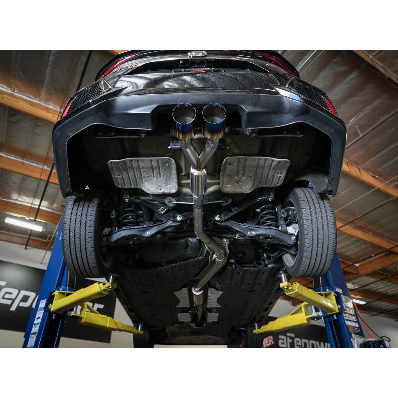 aFe Takeda 2.5in 304SS Cat-Back Exhaust System w/ Black Tips 17-20 Honda Civic Si Sedan I4 1.5L