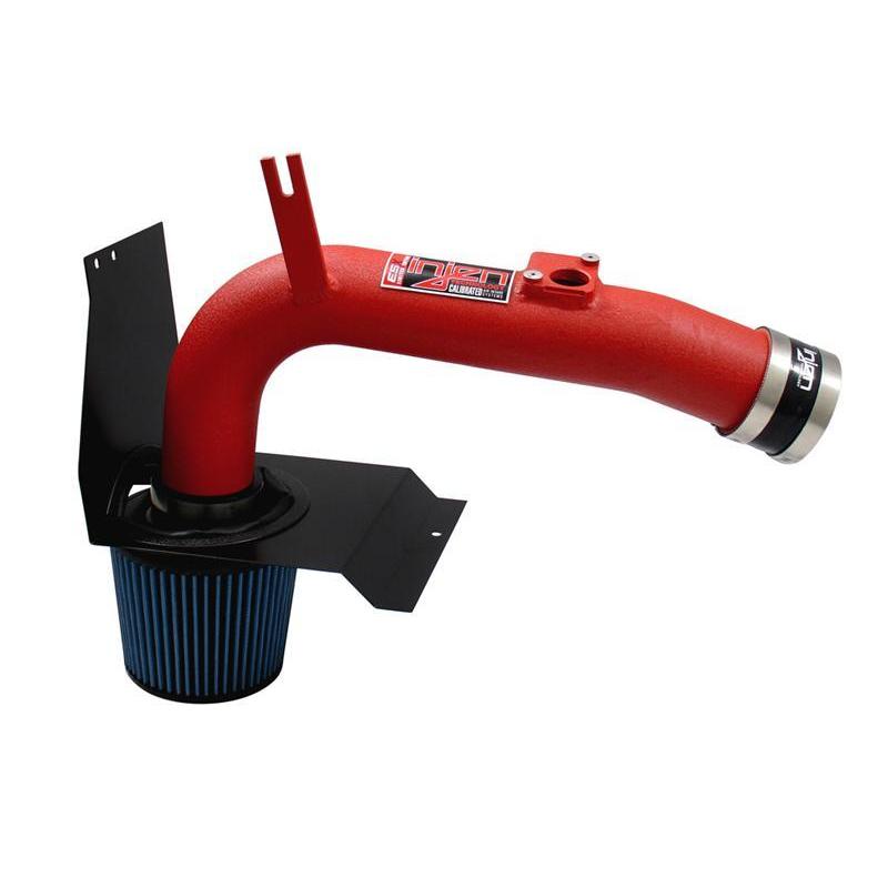 Injen 08-13 Subaru WRX/STi 2.5L (t) Wrinkle Red Cold Air Intake - T1 Motorsports