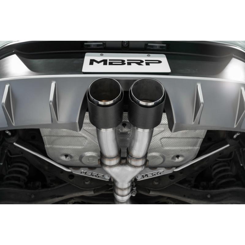 2019+ MBRP Hyundai Veloster Turbo Cat Back - T304 Stainless - Carbon Fiber Tip - T1 Motorsports