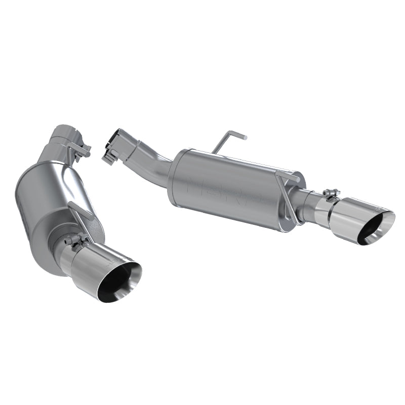 MBRP 05-10 Ford Mustang GT 5.0/Shelby GT500 Dual Mufflers Axle Back Split Rear AL - T1 Motorsports