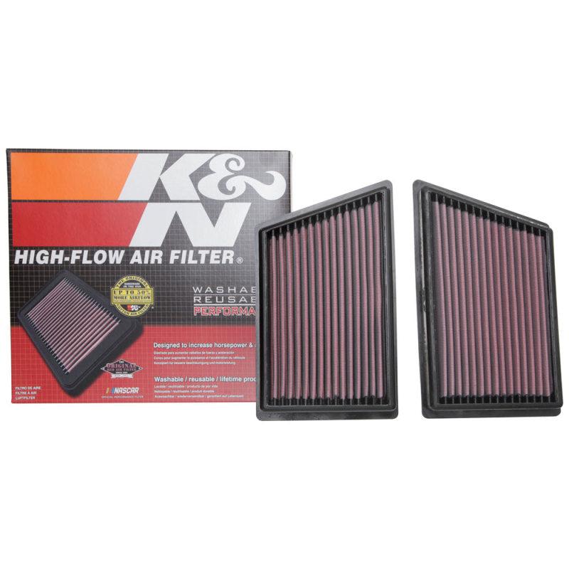K&N 19 Porsche 911 3.0L H6 F/I Drop In Replacement Air Filter