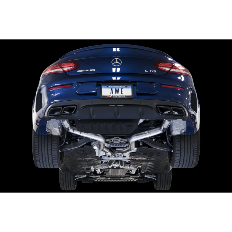 AWE Tuning Mercedes-Benz W205 AMG C63/S Sedan Track Edition Exhaust System (no tips)
