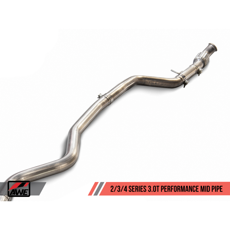AWE Tuning BMW F30 340i Performance Mid Pipe