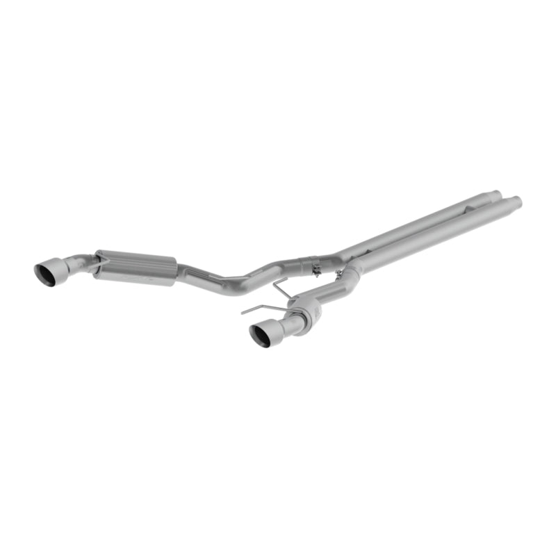 MBRP 15-17 Ford Mustang GT 5.0 3in Cat Back Dual Split Rear Race Version 4.5in Tips - Aluminized - T1 Motorsports
