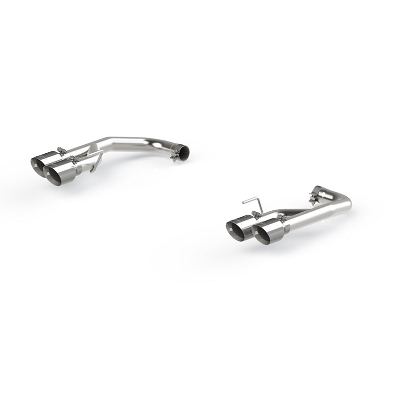 MBRP 18-20 Ford Mustang GT 2.5in T304 Non Active Dual Axle Back Exhaust System - 4in Dual Wall Tips - T1 Motorsports