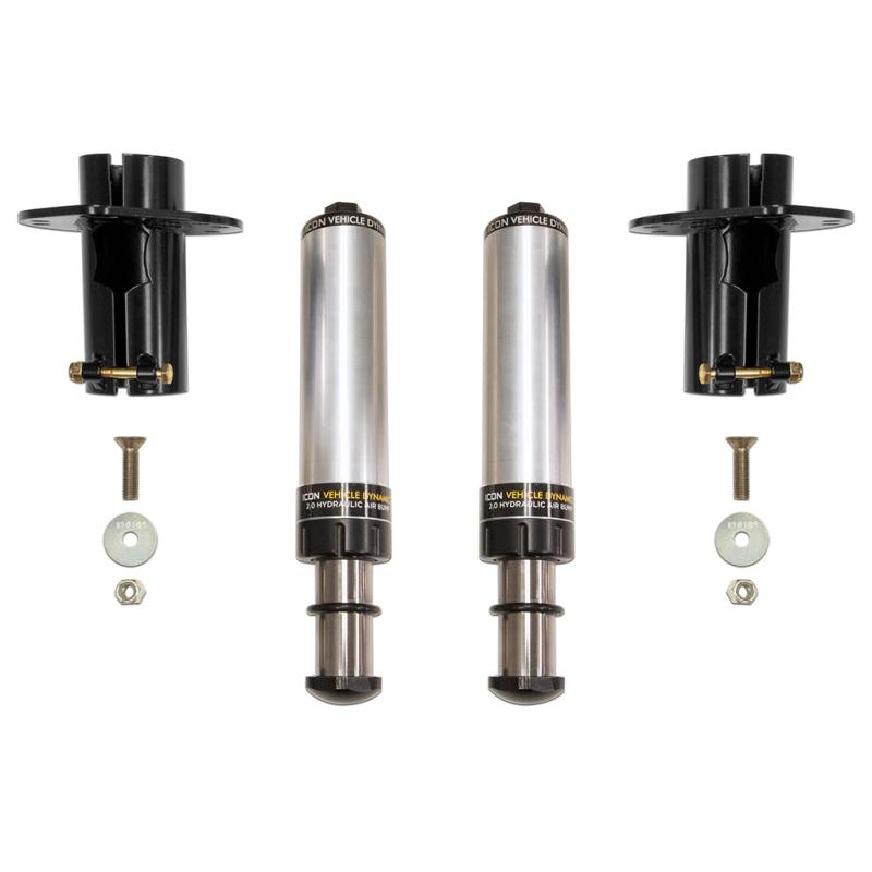 ICON 2020+ Jeep Gladiator JT / 2007+ Jeep Wrangler JK/JL Front Hyd Bump Stop Kit - T1 Motorsports