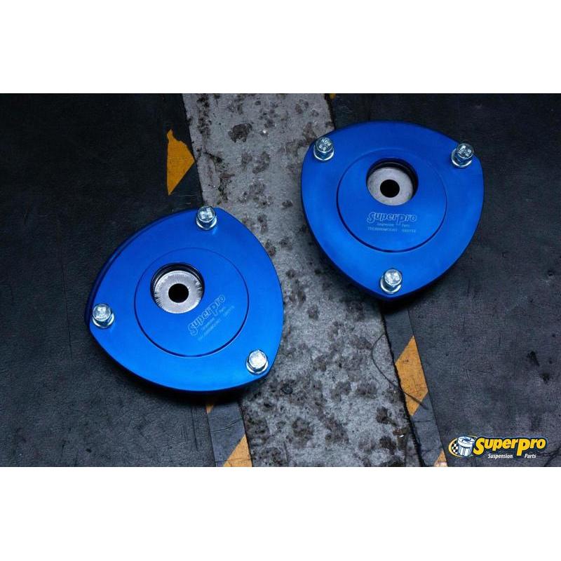 SuperPro 2015 Audi A3 Quattro Premium Front Upper Fixed Camber Offset Strut Mount Set - T1 Motorsports