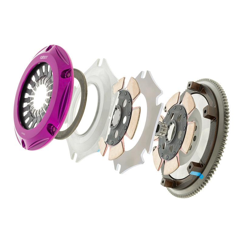 Exedy 2000-2009 Honda S2000 L4 Hyper Twin Cerametallic Clutch Rigid Disc Pull Type Cover