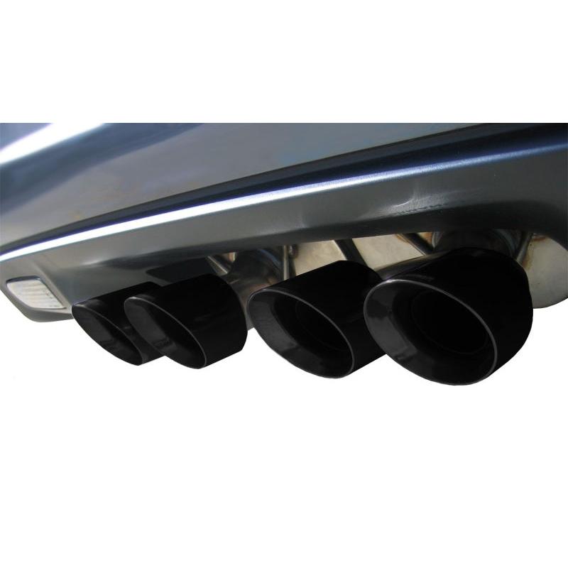 Corsa 06-13 Chevrolet Corvette C6 Z06 7.0L V8 Black Sport Cat-Back Exhaust