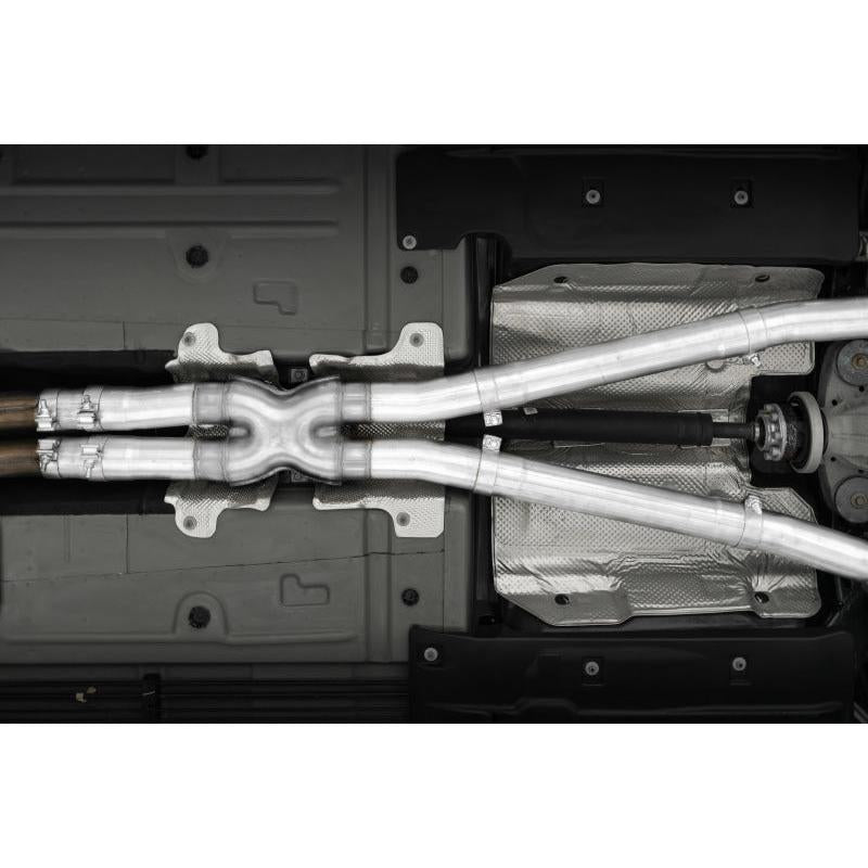 MBRP 15-Up Challenger 5.7L / 17-Up 6.2L/6.4L 3in Race Series Cat-Back w/ Quad Tips AS Exhaust - T1 Motorsports