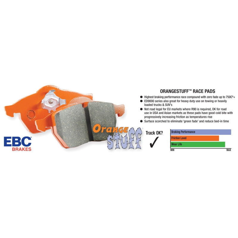 EBC 99-03 Aston Martin DB7 5.9 Orangestuff Front Brake Pads