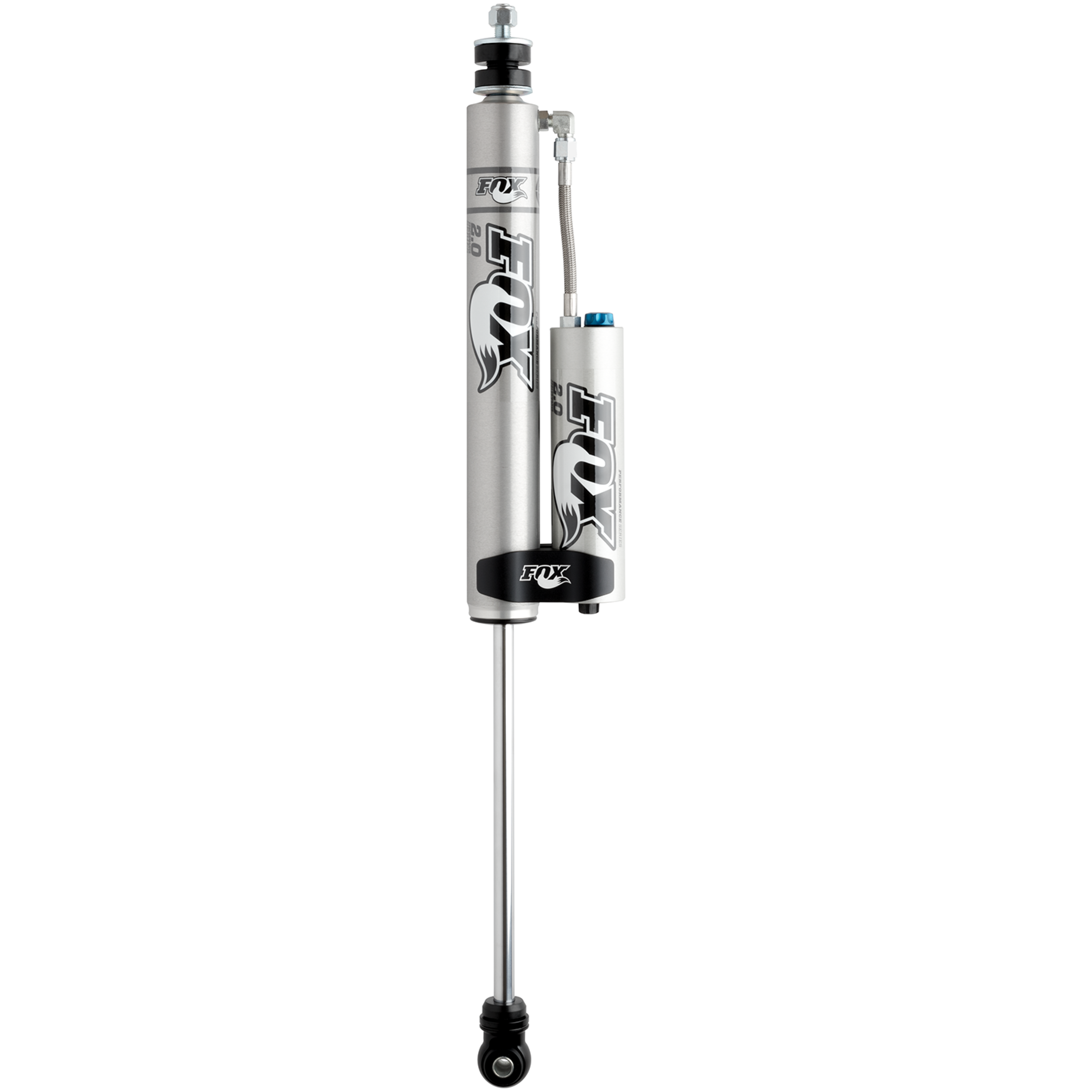 Fox 05+ Ford SD 2.0 Perf Series 8.6in. Smooth Body Remote Res. Front Shock w/CD Adj. / 0-1.5in. Lift - T1 Motorsports