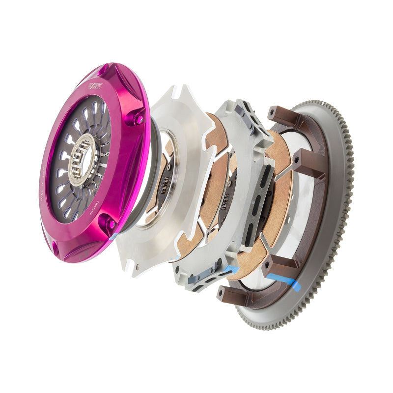 Exedy 2008-2015 Mitsubishi Lancer Evolution GSR L4 Hyper Twin Cerametallic Clutch Sprung - T1 Motorsports
