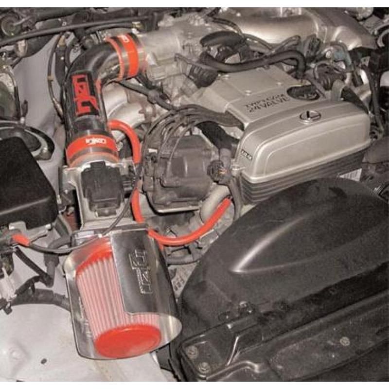 Injen 93.5-95 Supra (NA) / 92-95 GS300 SC300 w/ Heat Shield Polished Short Ram Intake - T1 Motorsports