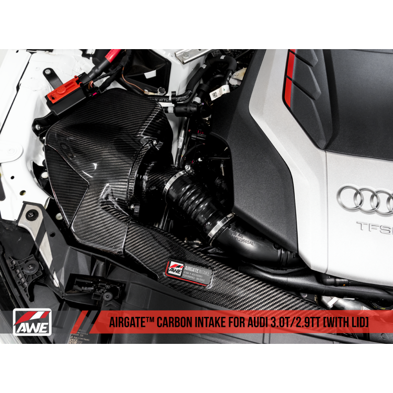 AWE Tuning Audi B9/B9.5 S4/S5/RS5 3.0T Carbon Fiber AirGate Intake w/ Lid