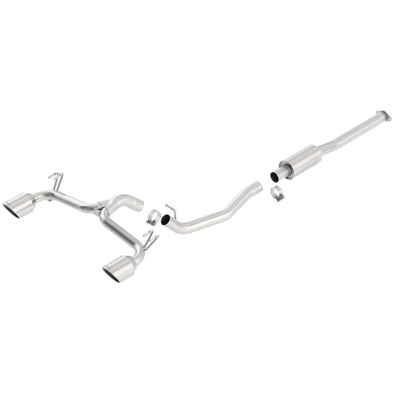 Borla 09-15 Mitsubishi Lancer Ralliart 2.0L 4cyl MT 6spd AWD Catback Exhaust - T1 Motorsports