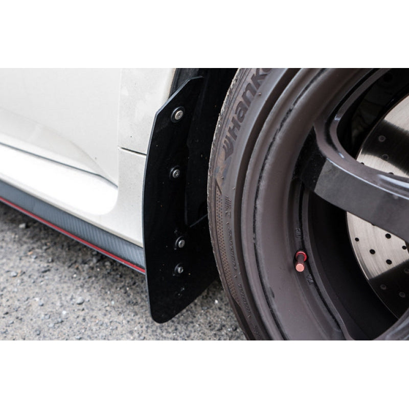 Rally Armor 17-21 Honda Civic Type R Black UR Mud Flap w/ White Logo - T1 Motorsports