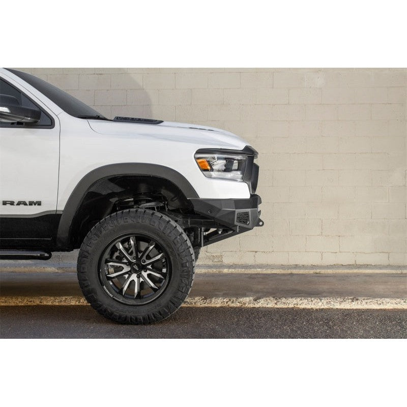Addictive Desert Designs 2019 Ram Rebel 1500 Stealth Fighter Fr Bumper w/Parking Sensor Cutouts