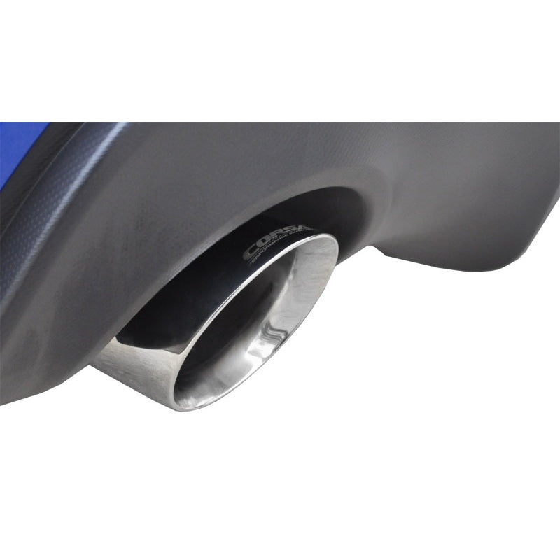 Corsa 12-14 Scion FRS / Subaru BRZ Polished Sport Cat-Back Exhaust - T1 Motorsports