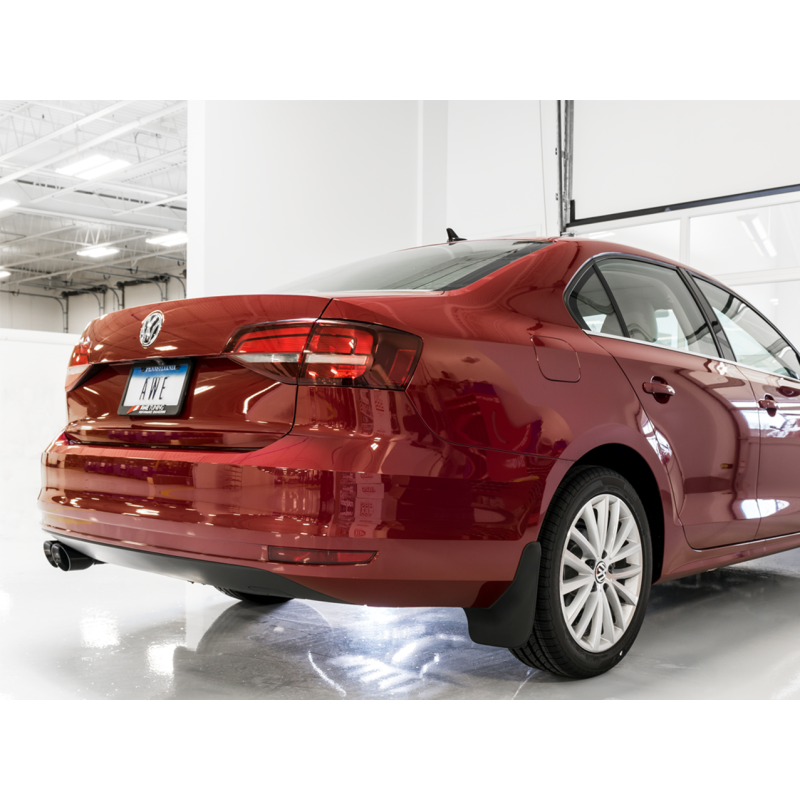 AWE Tuning 09-14 Volkswagen Jetta Mk6 1.4T Touring Edition Exhaust - Diamond Black Tips - T1 Motorsports