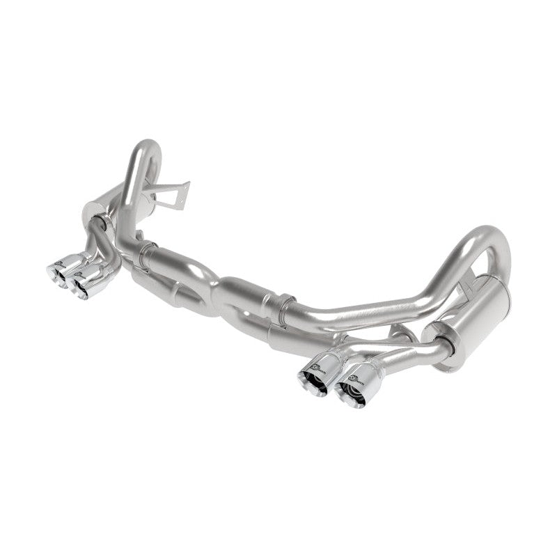 aFe MACHForce XP 12-16 Porsche 911 Carrera H6-3.8L SS-304 Cat-Back Exhaust w/ Polished Quad Tips