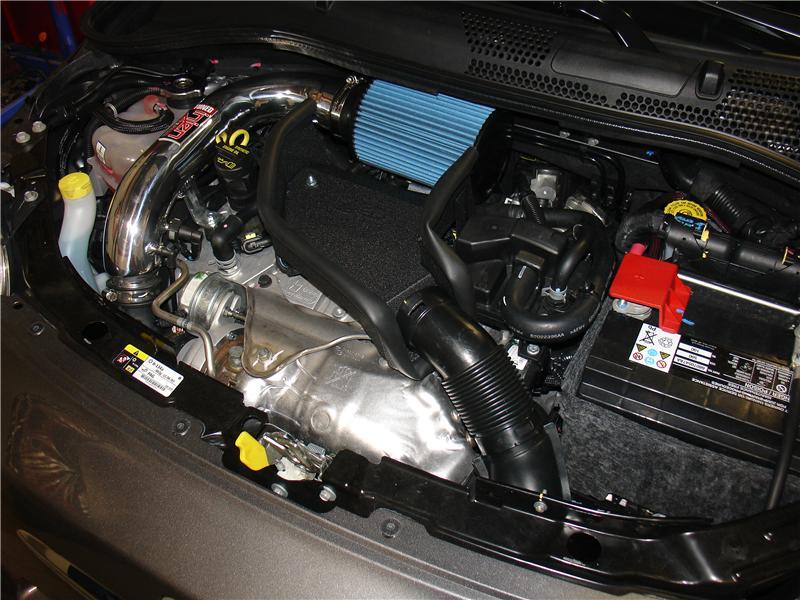 Injen 12-13 Fiat 500 Abarth 1.4L(t) Black Short Ram Intake w/ MR Tech & Heat Shield - T1 Motorsports