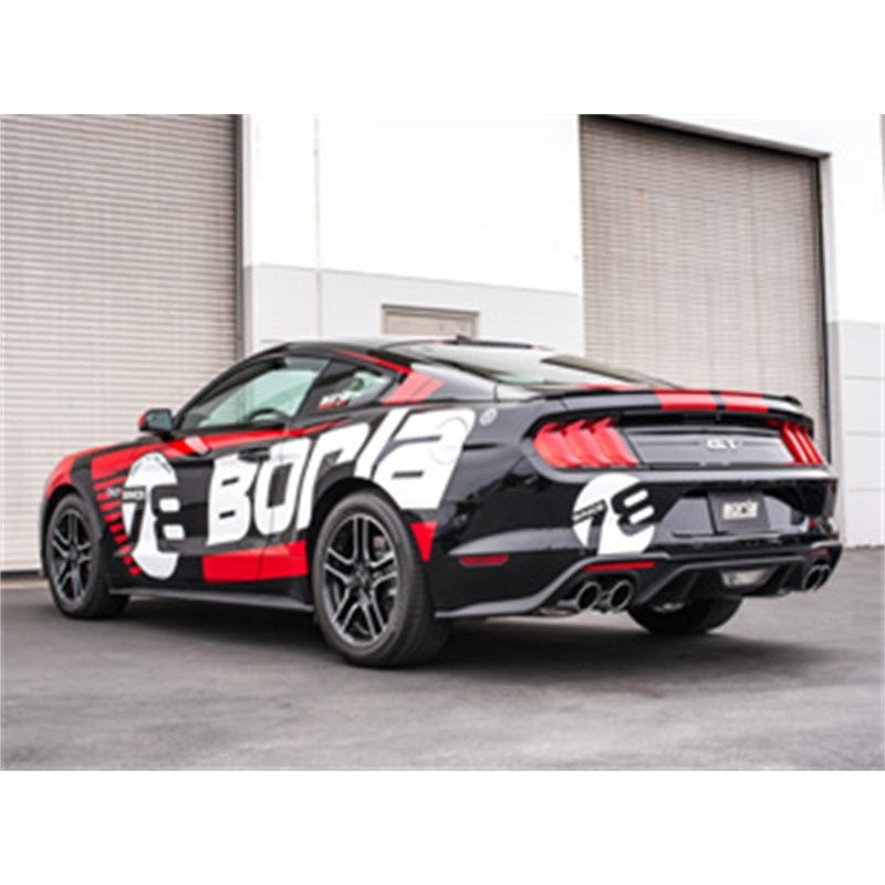 Borla 2018 Ford Mustang GT 5.0L AT/MT (w/o Valves) ATAK 3in Cat-Back Exhaust w/Polished Tips - T1 Motorsports