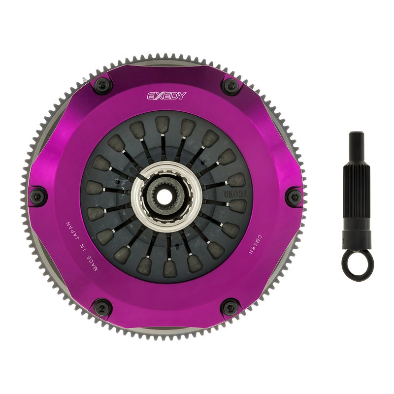 Exedy 96-06 Mitsubishi Lancer Evo (Gen 4-7) Hyper Twin Cerametallic Clutch Rigid Disc Pull Type - T1 Motorsports