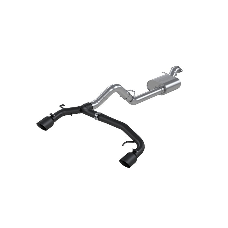 MBRP 21-22 Ford Bronco 2.3/2.7L EcoBoost 2/4-Dr 3in Catback Dual Split Rear Exit BLK AL - T1 Motorsports